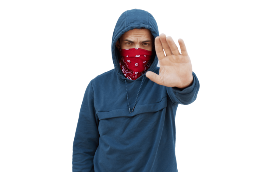 stop youth violence blue